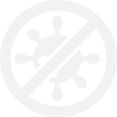 Prohibition sign against COVID-19 virus.